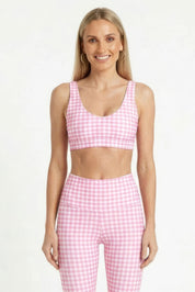 Pink Gingham U-Bra