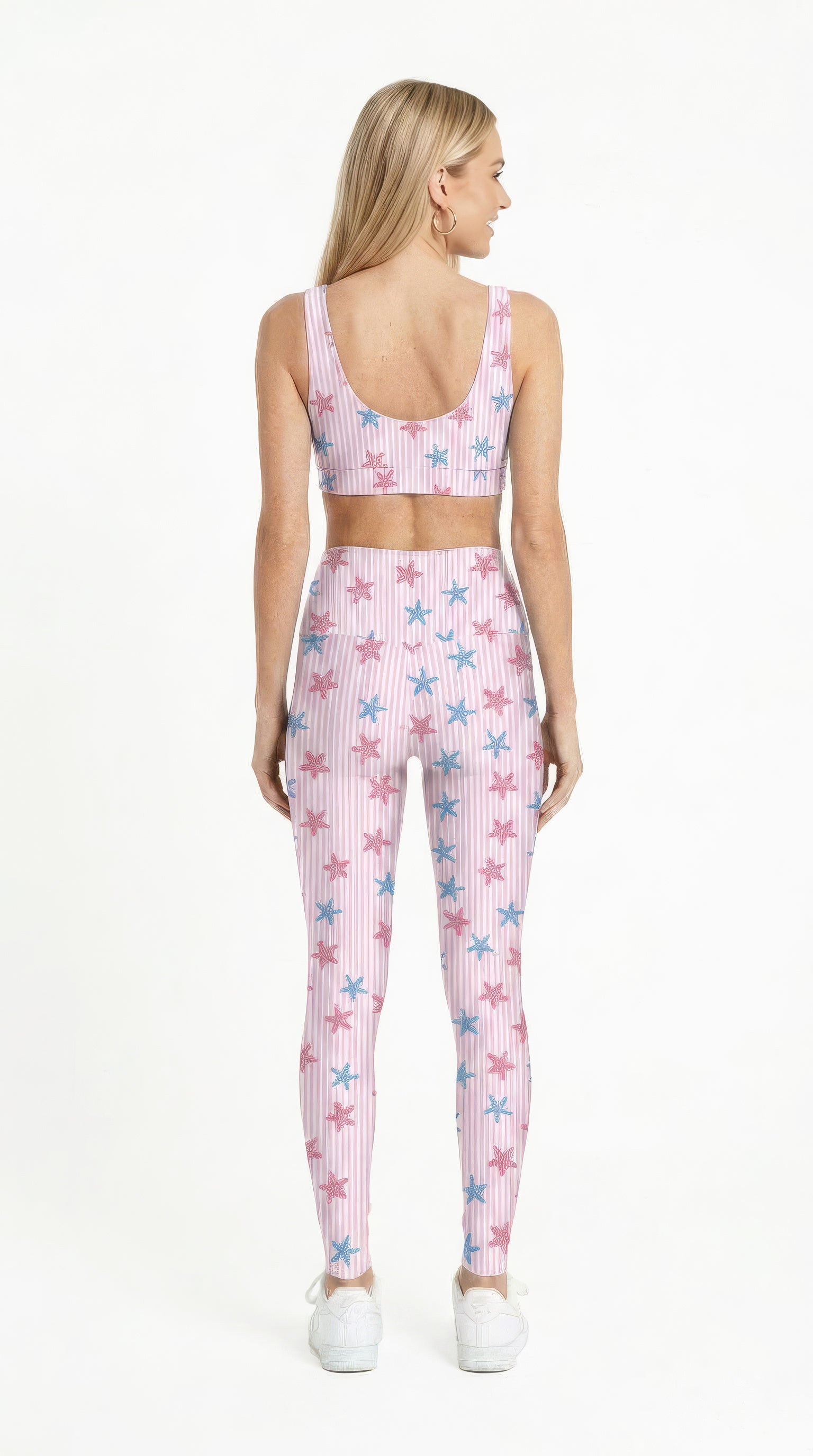 Pink Seashells Leggings
