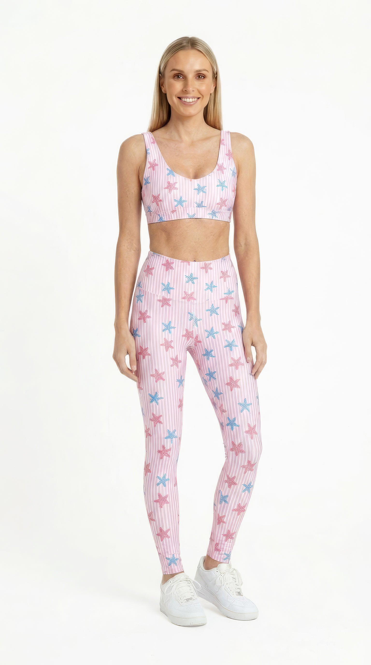 Pink Seashells Leggings