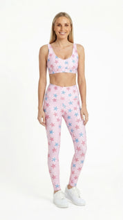 Pink Seashells Leggings