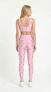 Pink Sparkles Champagne Leggings