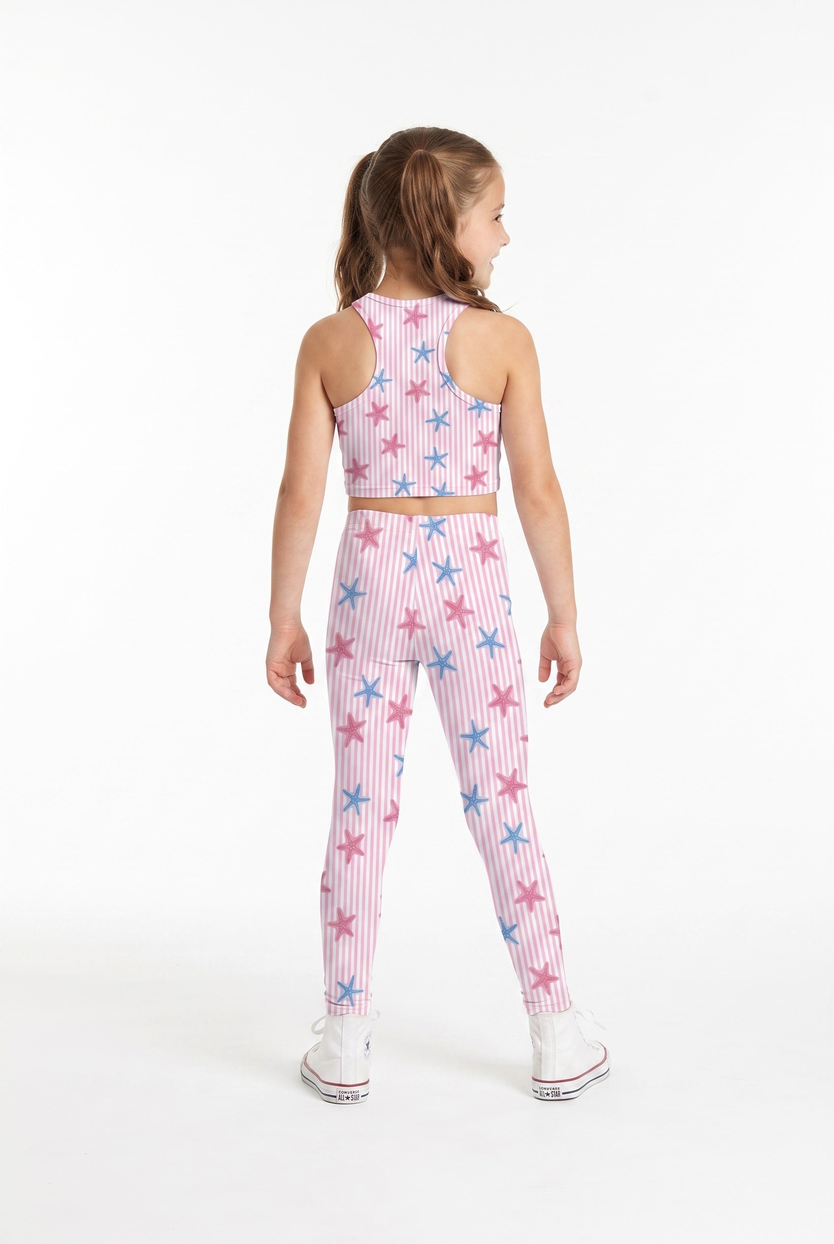 Starfish Cabana Stripe Kids Legging