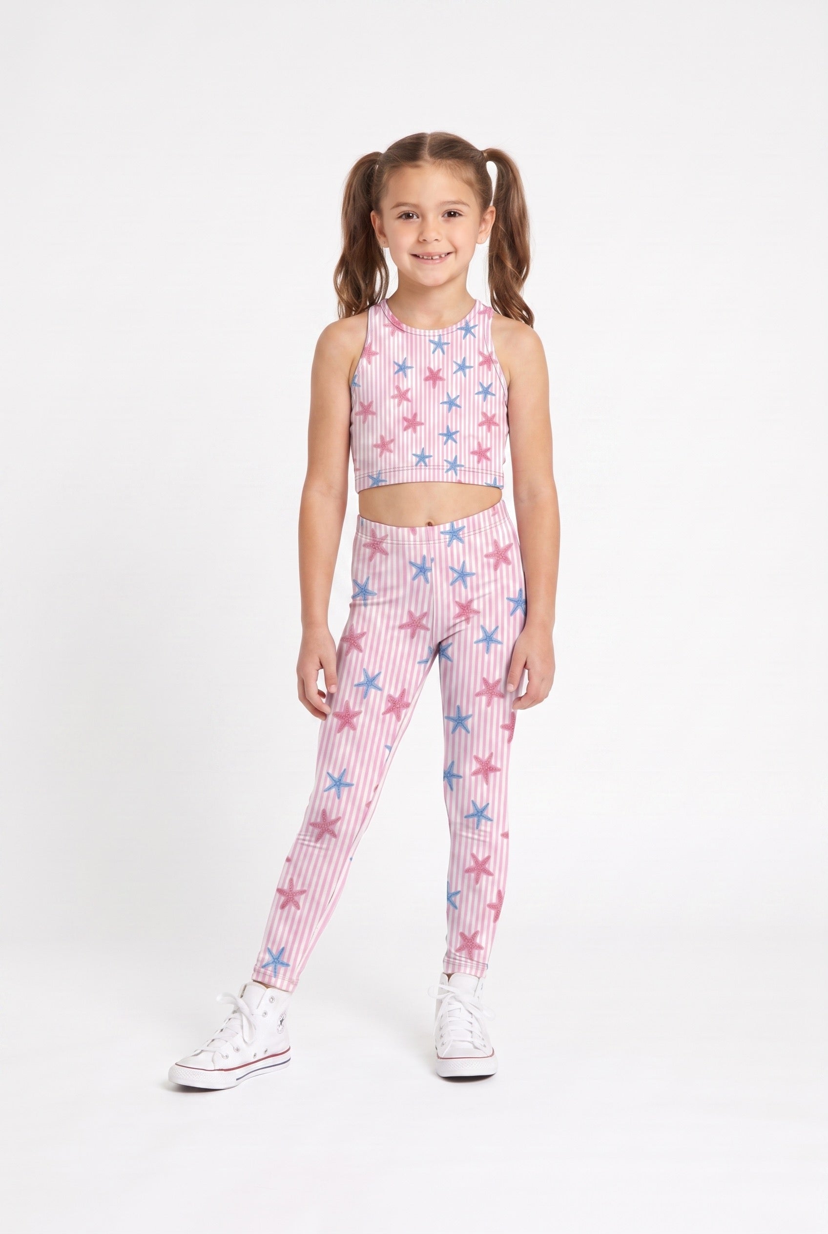 Starfish Cabana Stripe Kids Legging