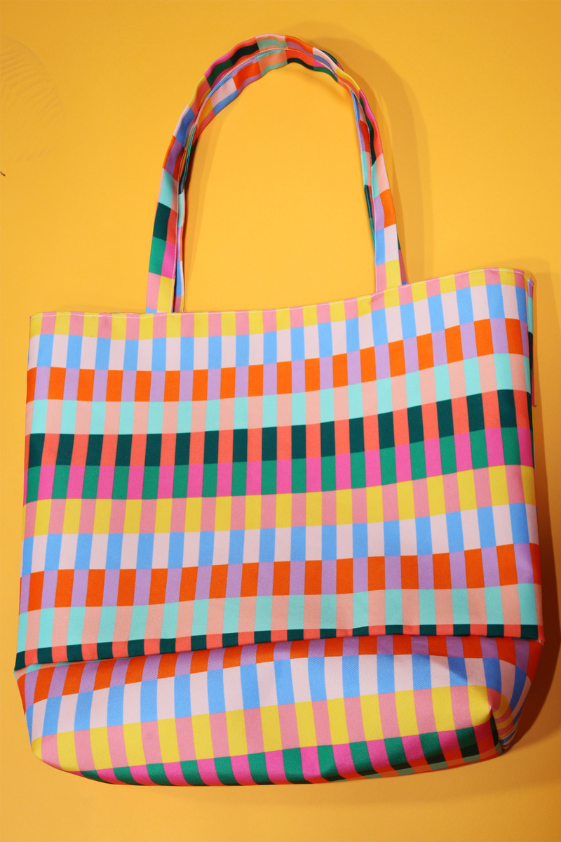 Goldsheep woven Beach Bag - Summer stripes