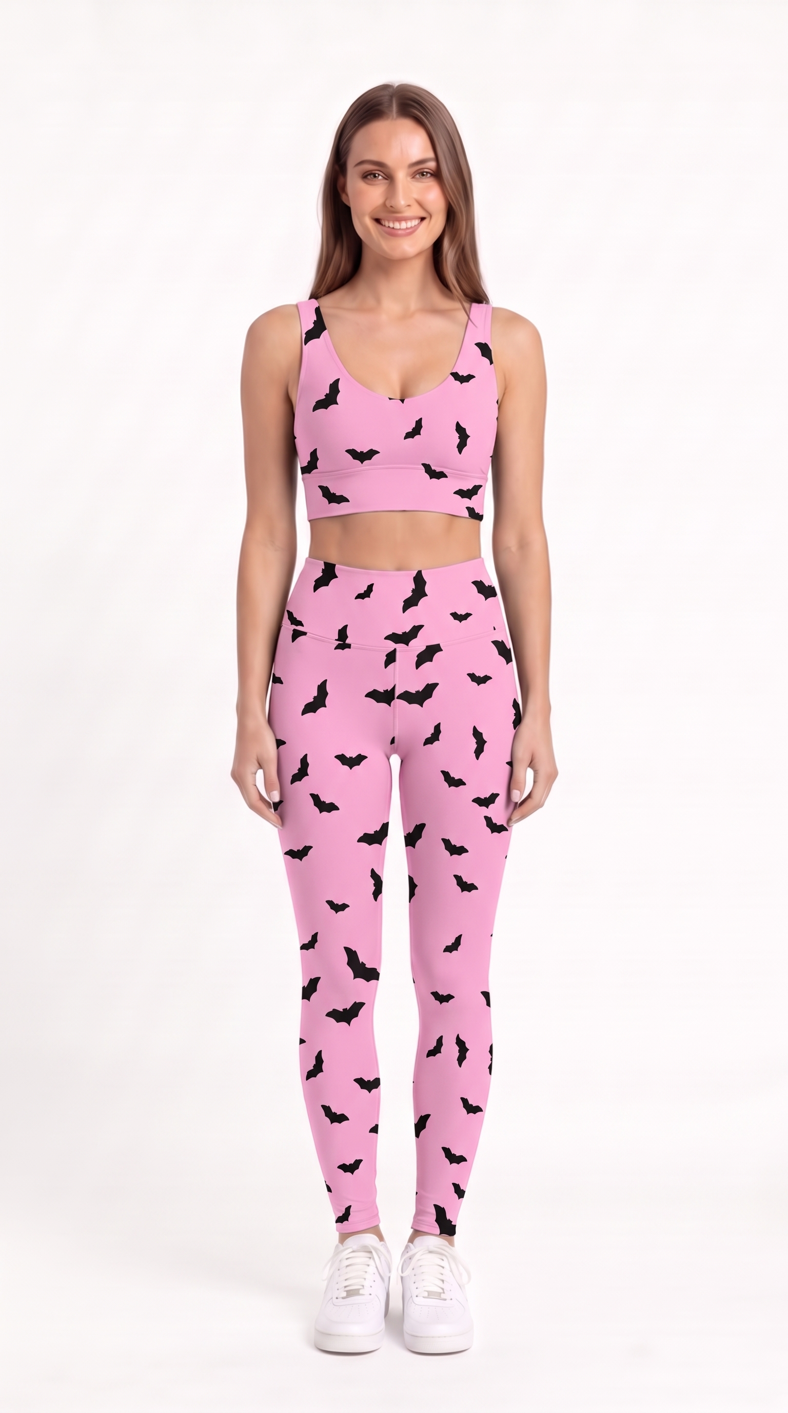 Pink Bats Leggings