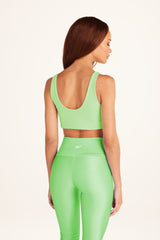 Summer Lime Green Printed U-Bra
