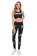 Glitter Shamrocks Legging