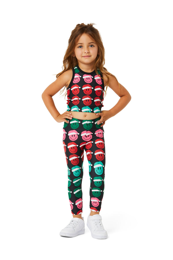 Holiday Smiley Kids Legging