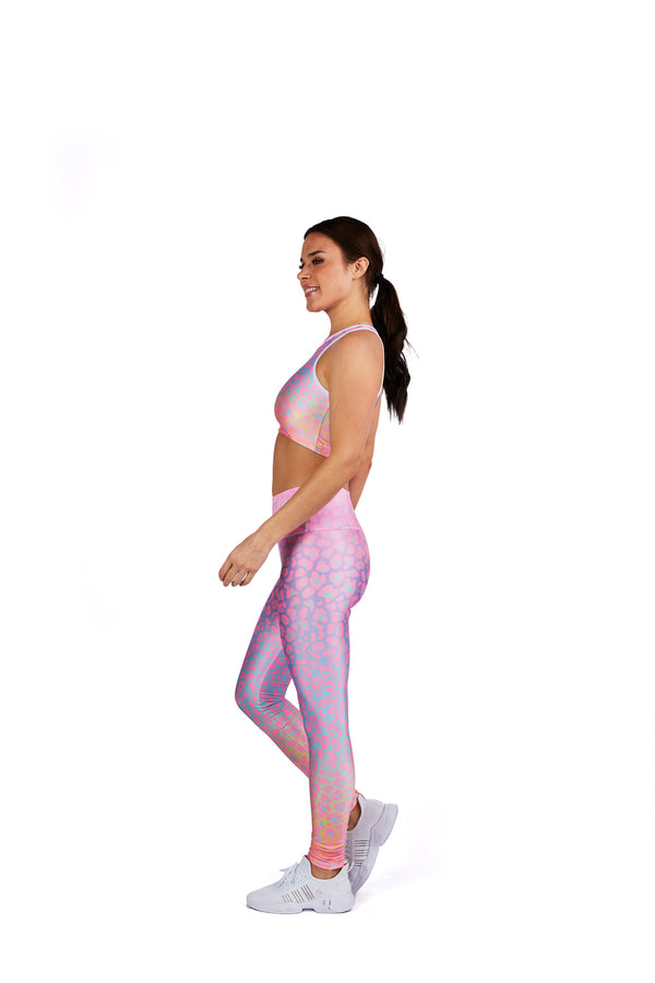 Pastel Ombre Cheetah Legging