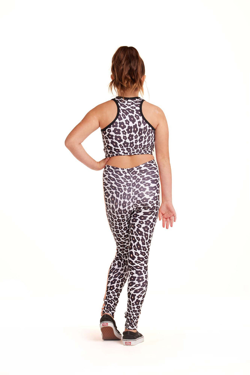 Leopard Floral Kid Legging