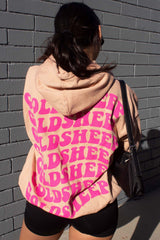 Wavy Goldsheep Nude Hoodie