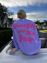 Lavender Sweet Peeps Women's Crewneck