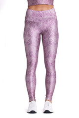 Dusty Pink Snake Skin Legging