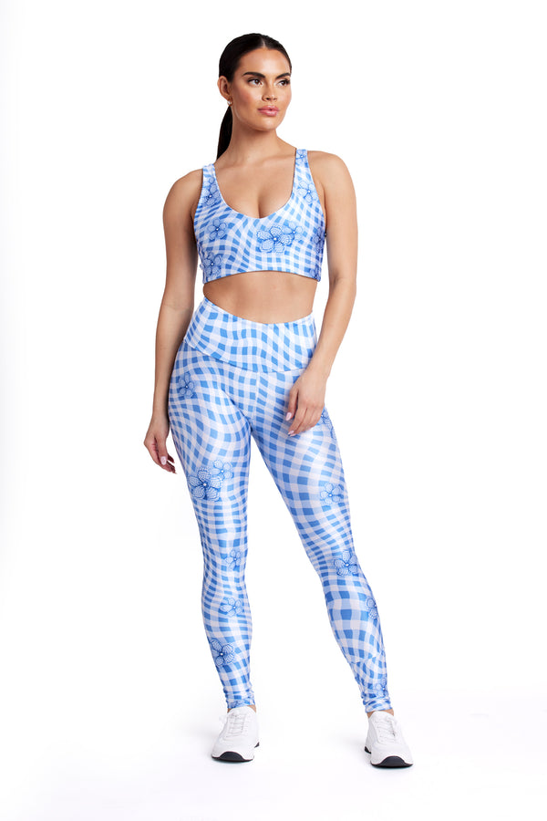 Wavy Plaid Legging