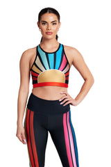 Roller Rainbow Crop Top