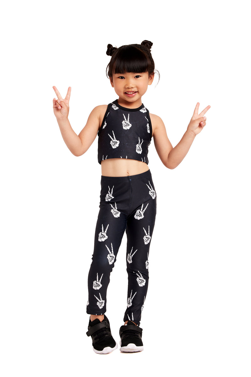 Peace Bones Kids Legging