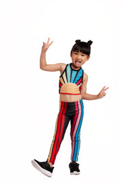 Roller Rainbow Kids Legging - Goldsheep Clothing