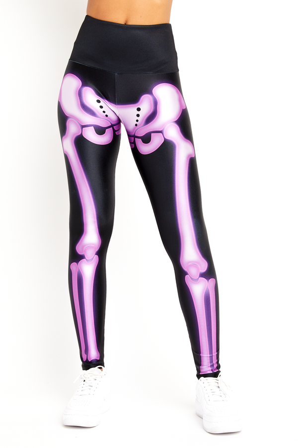 Purple Skeleton Legging