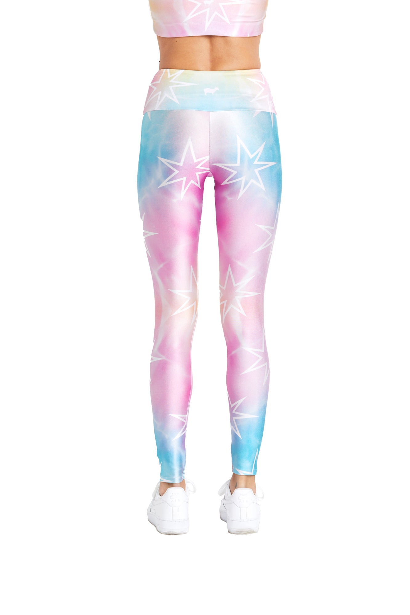Pastel Tie-Dye Stars Legging - Goldsheep Clothing