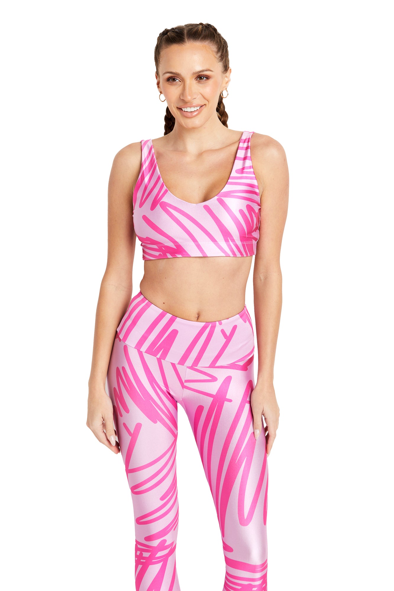 Pink Scribble U-Bra - Goldsheep Clothing