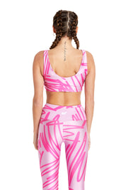 Pink Scribble U-Bra - Goldsheep Clothing