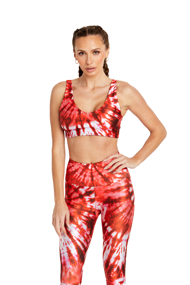Red Tie Dye U-Bra