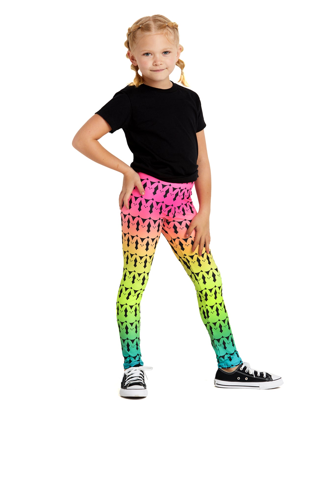 Ombre Bunnies Kids Legging - Goldsheep Clothing