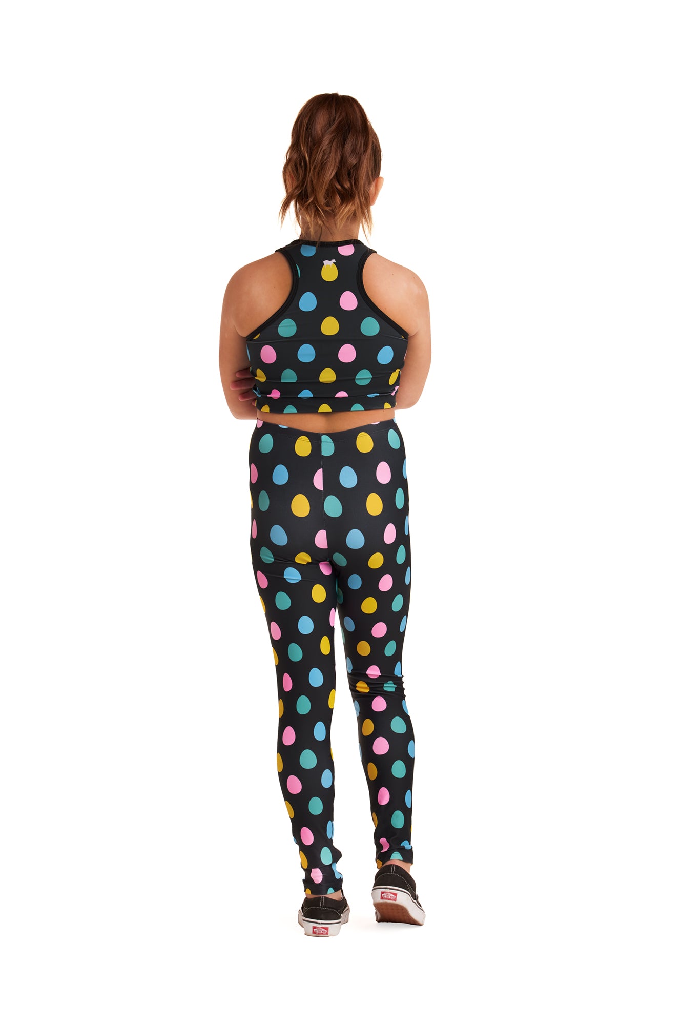 Neon Easter Eggs Kids Legging - Goldsheep Clothing