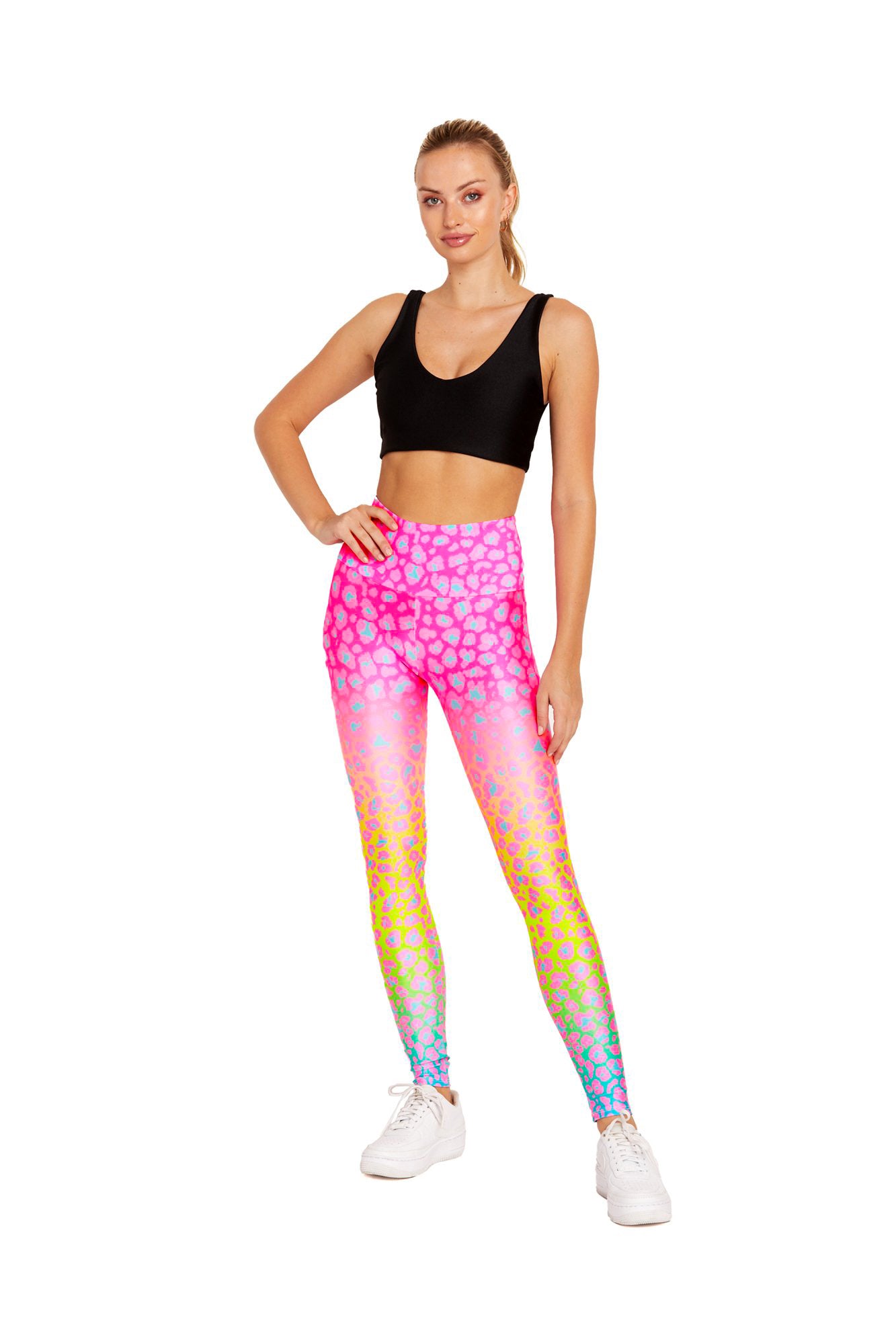 Ombre Easter Cheetah Legging - Goldsheep Clothing