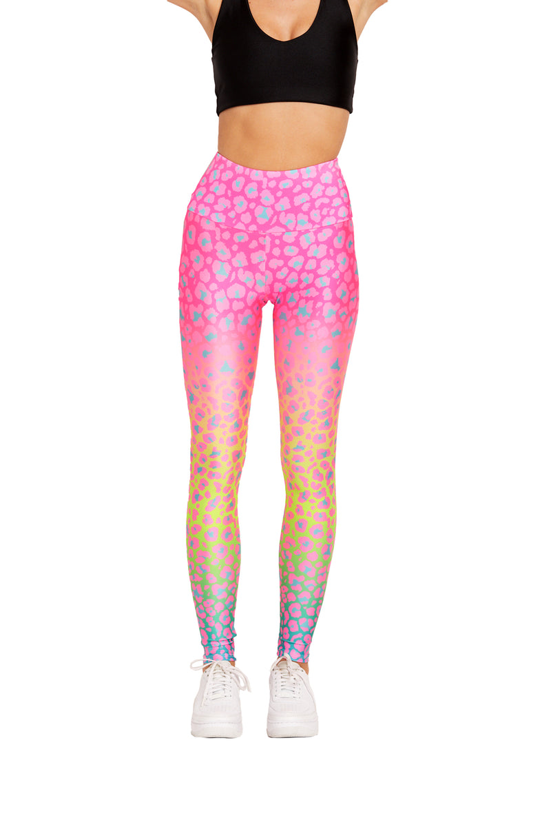 Ombre Easter Cheetah Legging