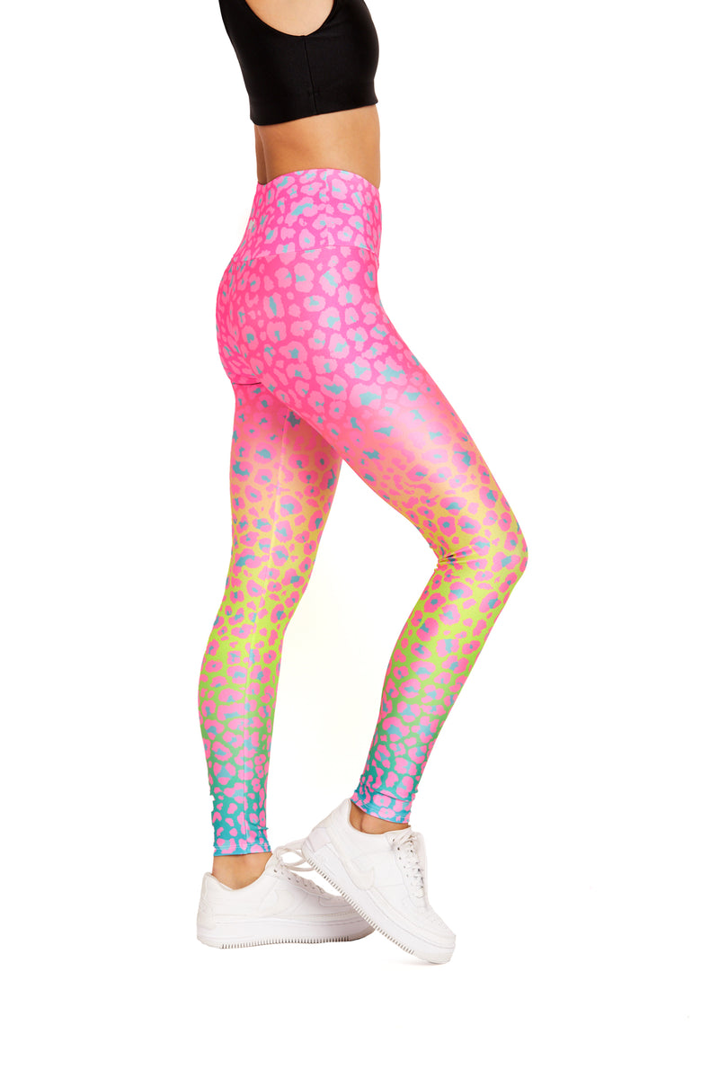 Ombre Easter Cheetah Legging