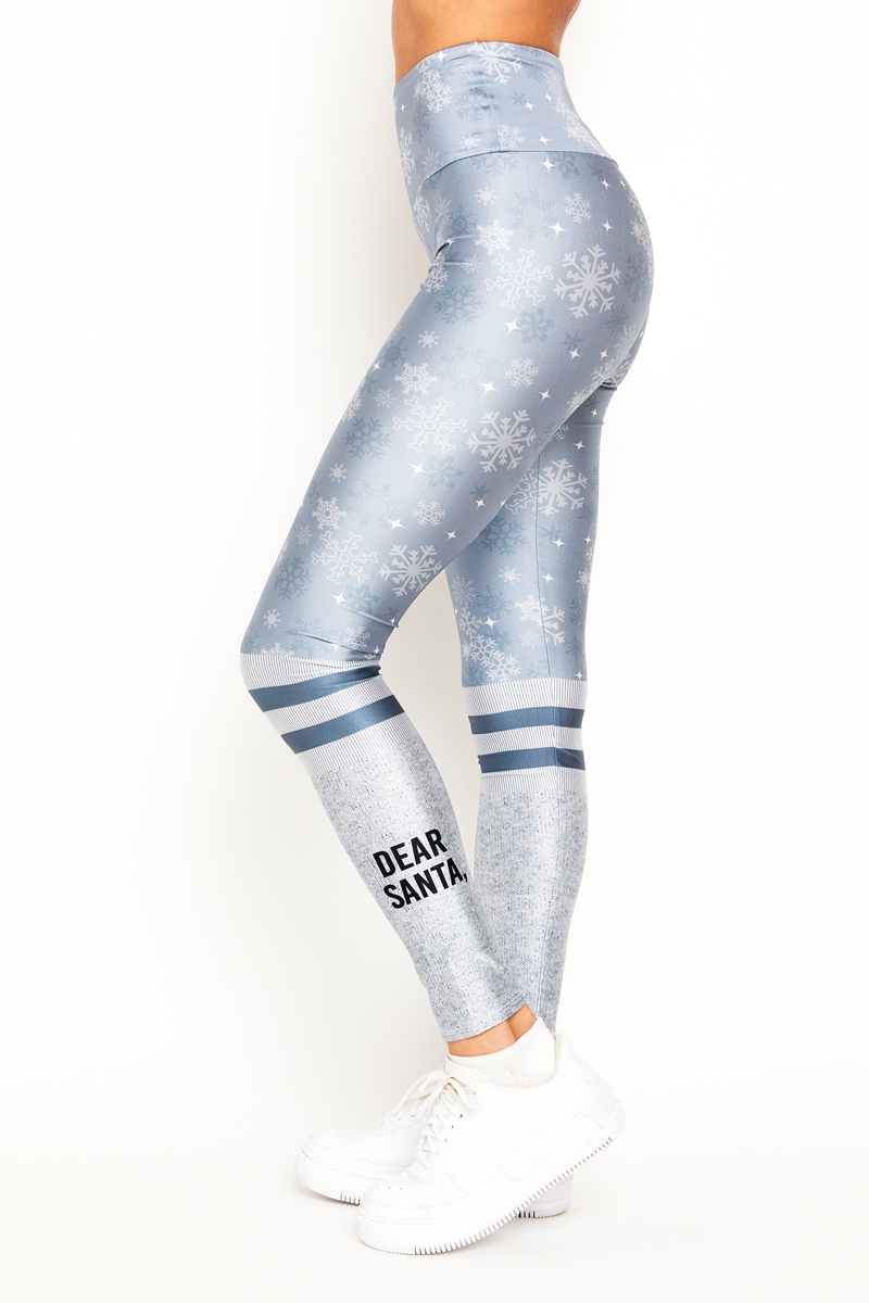 Santa I Tried Grey Legging