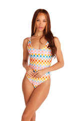 Checked Out For Summer One Piece