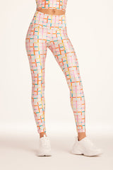 Pastel Plaid Legging