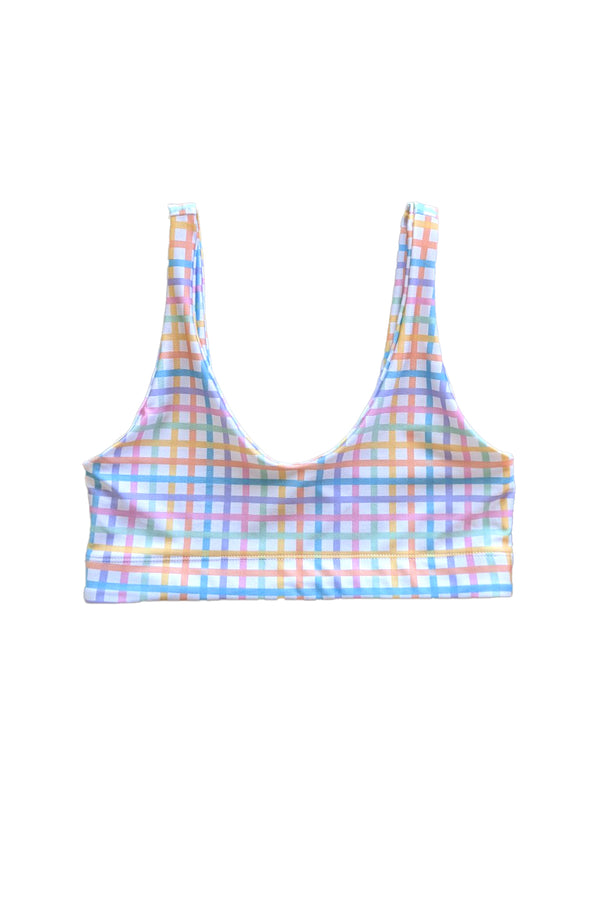 Pastel Rainbow Gingham U-Bra